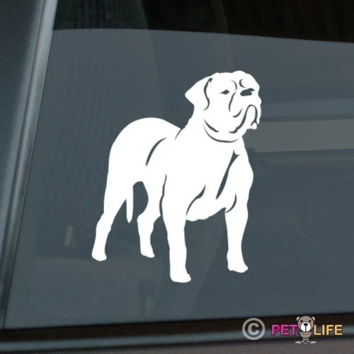 Dogue de Bordeaux стикер штамповочный станок из винила-bordeauxdog Наклейка на окно
