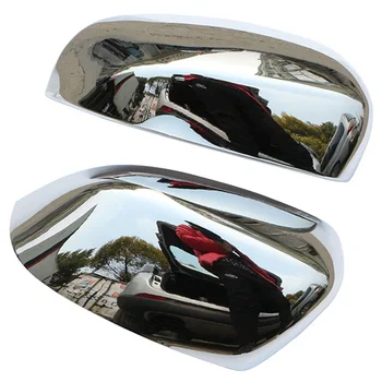 

Abs Chrome Car Rear View Mirror Protection Covers Rearview Mirror Stickers for Peugeot 208 2014 - 2017 Accessories