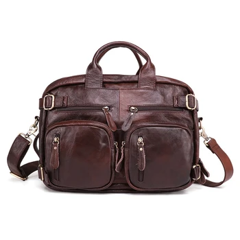 

men's leather bag men's briefcase office bags for men bag man's genuine leather laptop bags male tote briefcase handbag