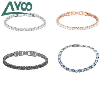 

AYOO New High Quality Swa Fashion Jewelry Glamour Beautiful Shiny Crystal Women Bracelet Best Gift for Lady