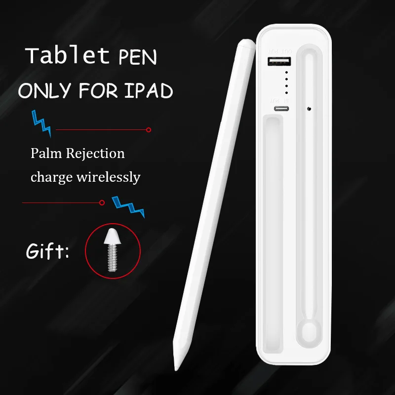 Для Apple Pencil iPad Pen для Pro 3 го поколения 11/12.9 in 6 7 mini 5 Air с коробкой беспроводного