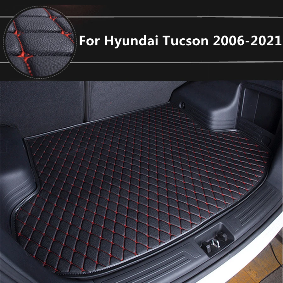 5สีรถ Trunk Mat สำหรับ Hyundai Tucson (ปี2006 2021) รถจัดแต่งทรงผม