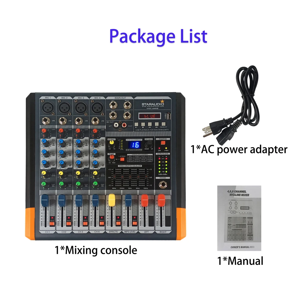 package list of the 4ch mixer