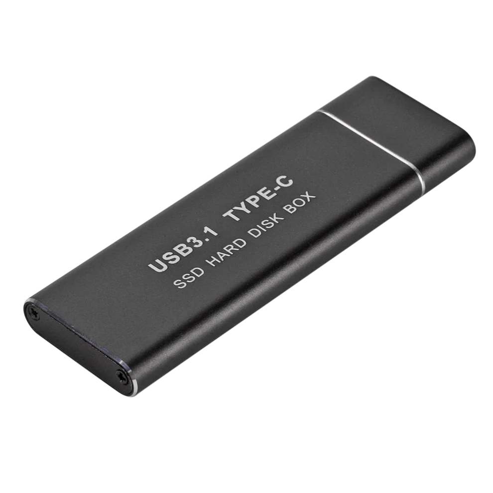 USB 3.1 to M.2 NGFF SSD Mobile Hard Disk Box Type C Adapter Card External Enclosure Case For m2 SATA SSD 2230/2242/2260/2280 hard drive enclosure