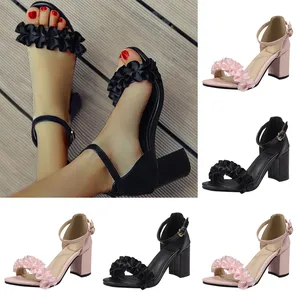 Women's Summer Open Toe Sandals Fashion Wild Ankle Strap Sandals High Heel Shoes summer sandals women summer shoes  women