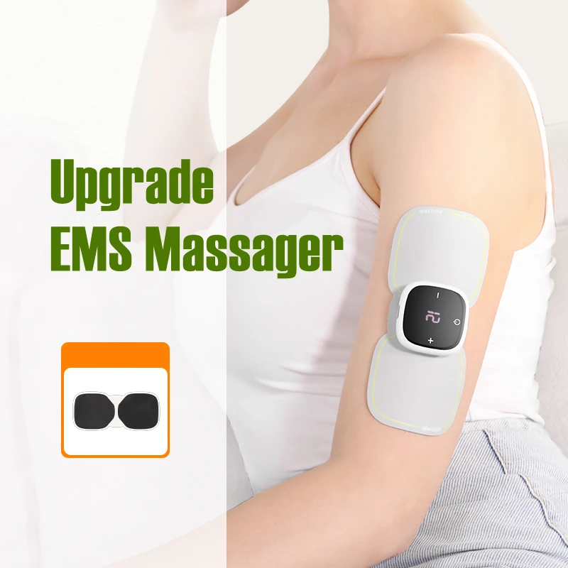 

DSMY Cervical Neck Massager Patch EMS Vibration Muscle Relaxation Pain Relief Wireless USB Electric Frequency Pulse Massager Pad