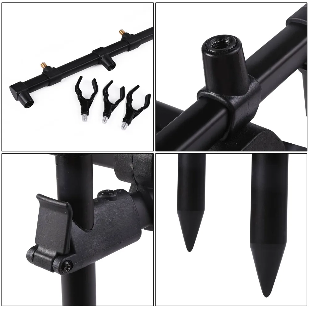 Sougayilang Carp Fishing Rod Pod Stand Holder Fishing Pole Pod Stand Fishing Holder Fishing Tackle Fishing Accessory Sougayilang Carp Fishing Rod Pod Stand Holder Fishing Pole Pod Stand Fishing Holder Fishing Tackle Fishing Accessory