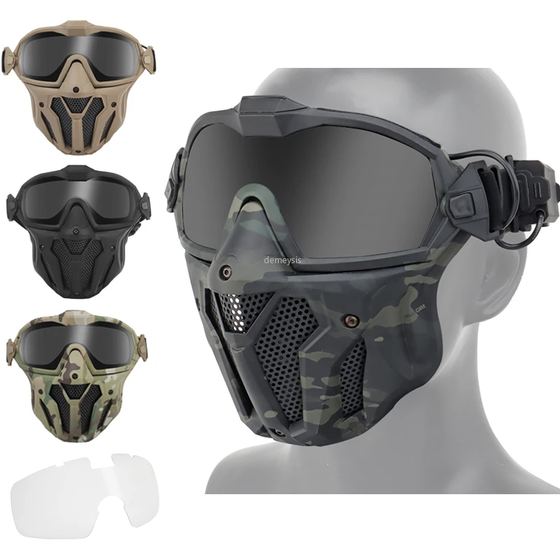 Protective Full Face Mask Shooting Goggles Masks
