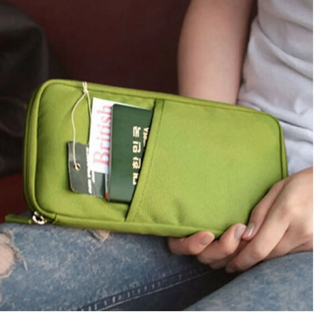 

New Travel Passport Credit ID Card Cash Wallet Purse Holder Case Document Bag