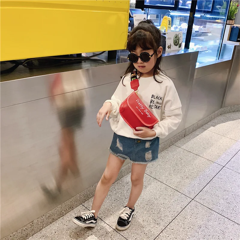

CHILDREN'S Bag 2019 Spring And Summer New Style Shoulder Bag Korean-style Simple Shoulder Bag Fashion Men And Women Child Baby M