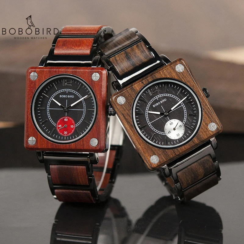 $25.38 Bobo Bird Top Brand Luxury Men Watch Quartz Wood Watch Women Great Gift Relogio Masculino Accept