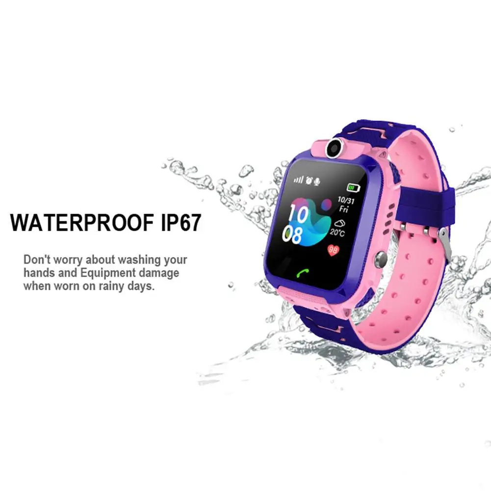  Smart kinder Telefon Uhr Touchscreen Wasserdicht SOS Positioning GPS Smart Uhr 4G Für Kinder Kinder