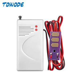 

Towode 433MHz Wireless Water leakage Sensor Intrusion Detector for Home Security GSM Alarm System Water Leak Detector