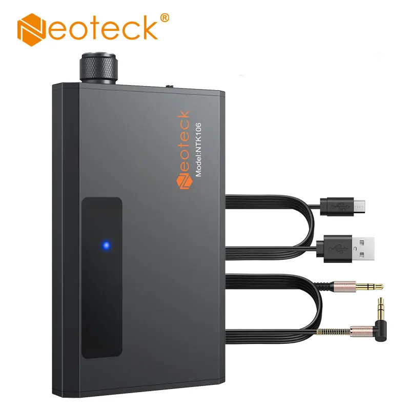 Neoteck 16-150Ω Earphone Amplifier HiFi Headphone Bluetooth-Compatible 5.0 Receiver Portable 3.5mm Audio Amp | Электроника