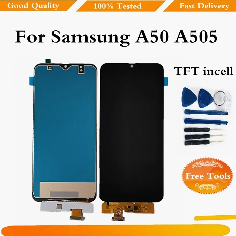 

LCD For Samsung A50 A505 LCD Display Screen Touch Panel Digitizer For Samsung A505 A505F Display Screen For Samsung Galaxy A50