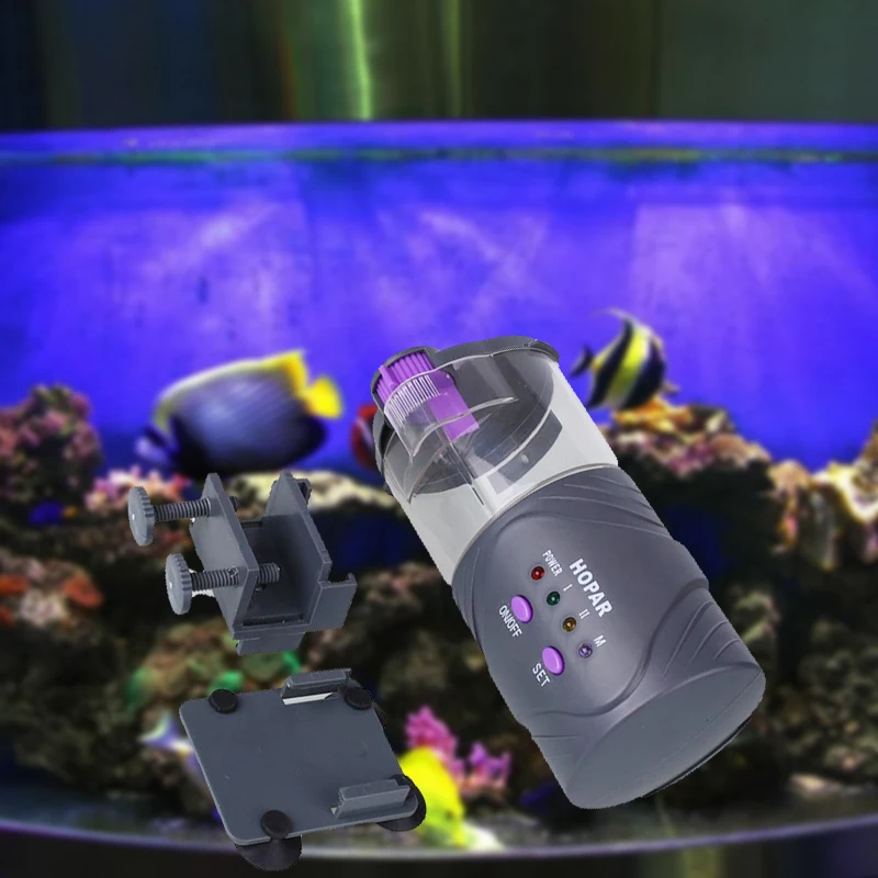Fish Tank Timer Auto Feeding Food Aquarium Feeder Intelligent Flake Pet Supplies Fish Food Pellet Digital Automatic Aquariums