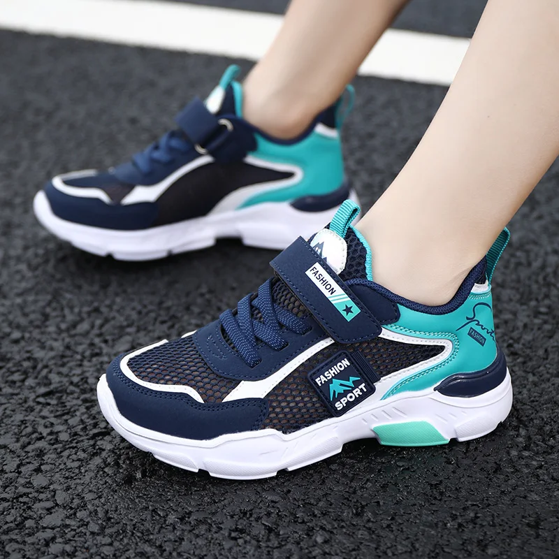Children Summer Sport Mesh Sneakers for Boys 5-13 Years Old