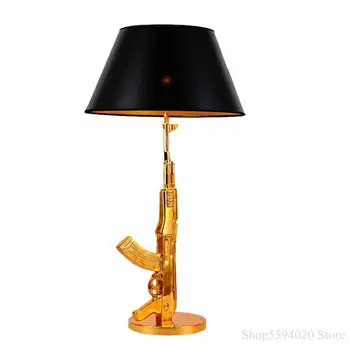 

Italian Lights AK47 Golden LED Floor Lamps Living Room Deco Lamp Lights Living Room Floor Lights Stand Lamps Lampara De Mesa AC
