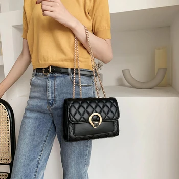 

bags for women 2020 Fashion diamond square PU leather contrast women's luxury brand handbag sac a main femme sac a main femme