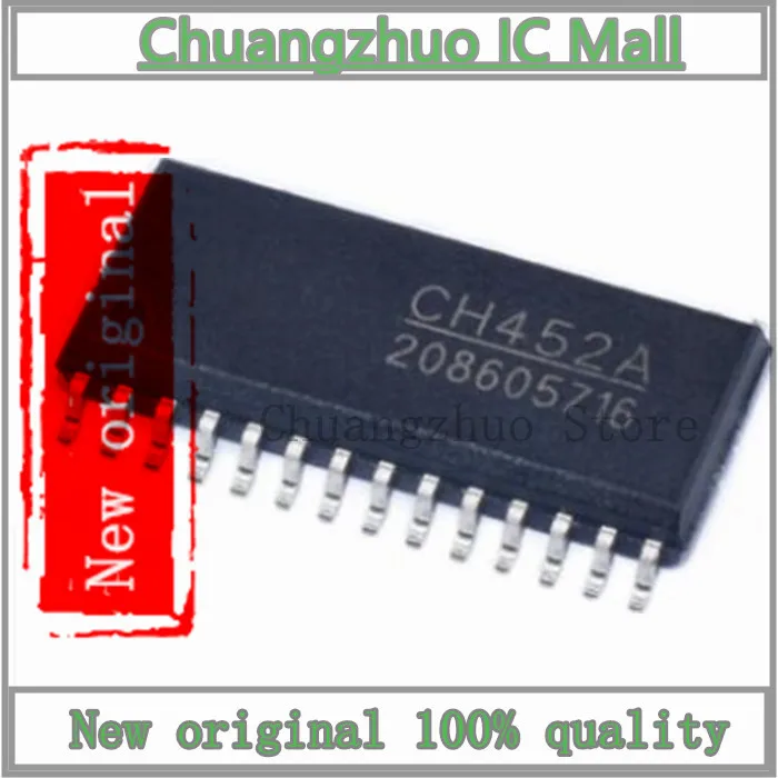 10PCS/lot CH452A CH452 SOP-28 IC Chip New original | Электроника