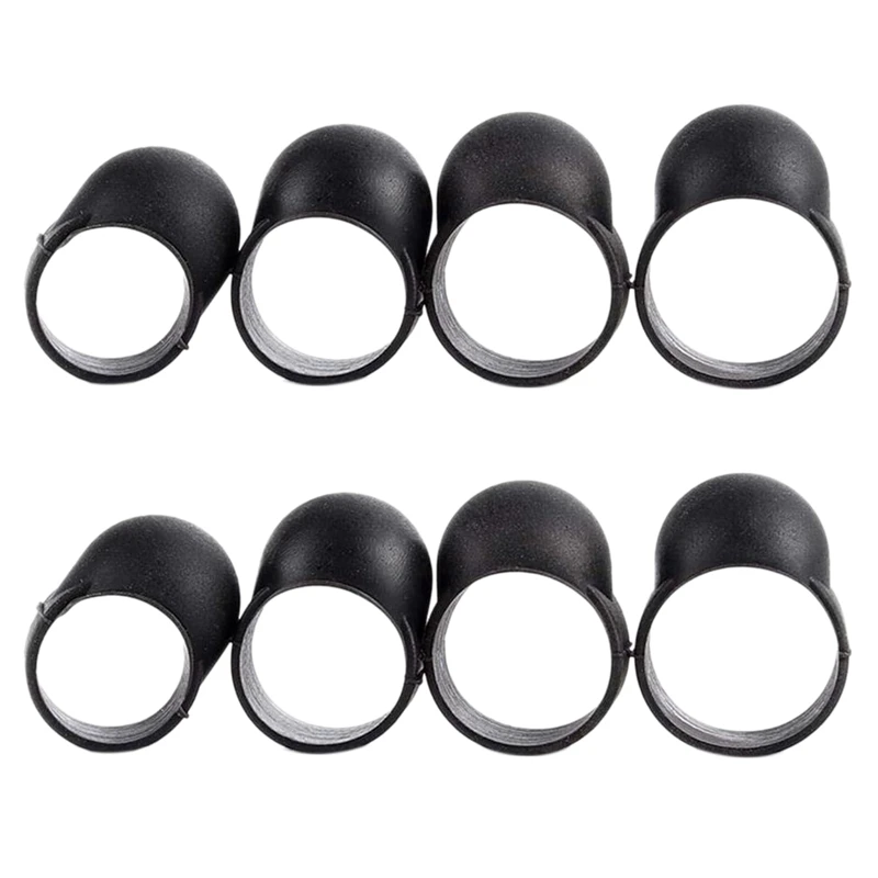

Steel Tongue Drum Finger Covers, Silicone Knocking Finger Sleeves Handpan Mallet Finger Sleeves for Beginners (8 Pcs)