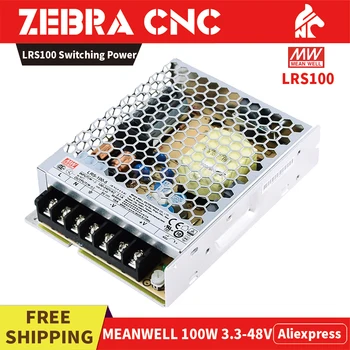 

Meanwell LRS100 Switching Power Supply AC110 220V DC 3.3V 5V 12V 15V 24V 36V 48V Power LED Supply Adapter PSU CNC Switch Power