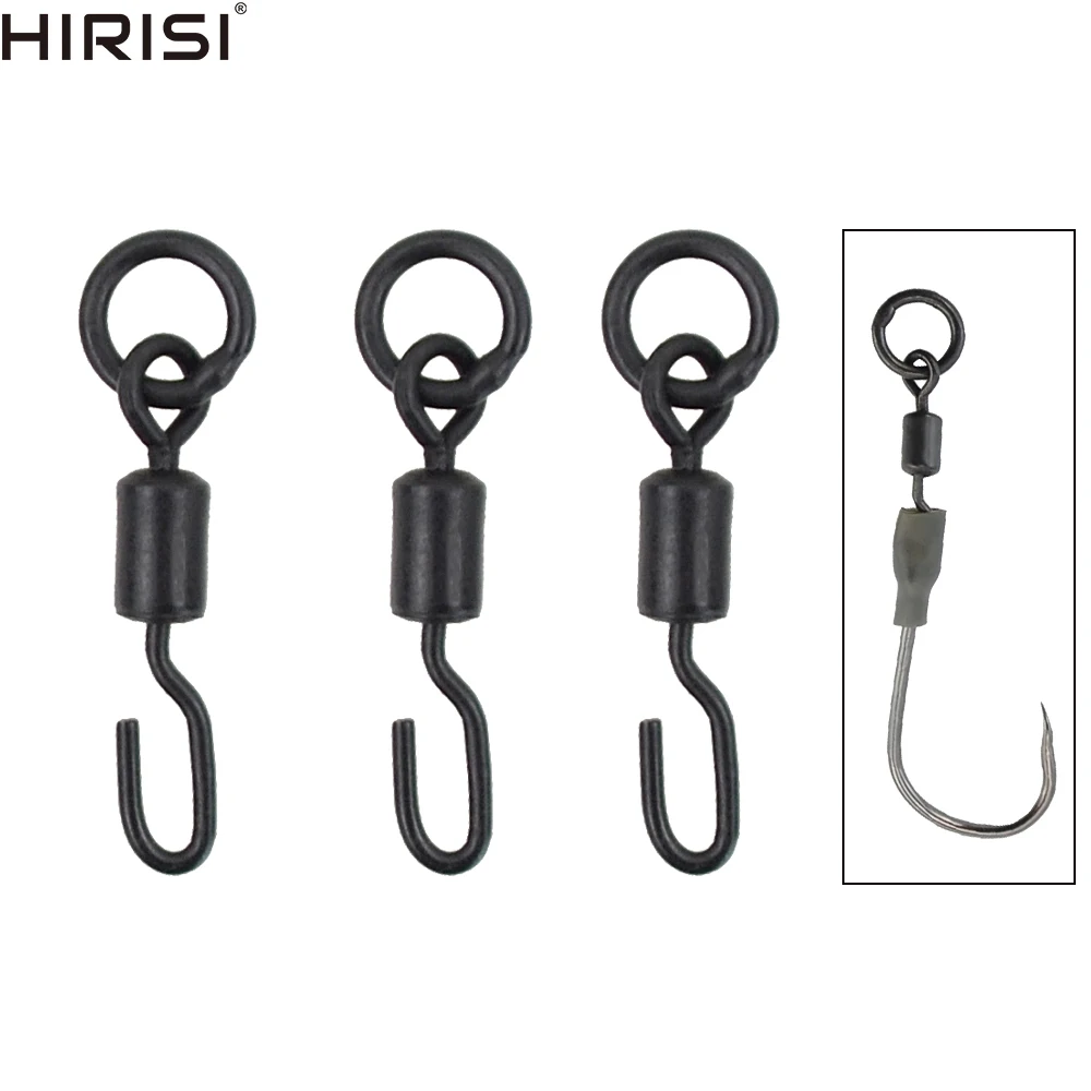 

50 x Carp Fishing Swivel and Snap Hook Swivel Fishing Accessories