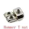 20-100pcs  M3/M4/M5*10*6 for 20 Series Slot 6 T Nut Hammer T-nut Sliding Drop In Nut Fasten Connector 2022 Aluminum Extrusion ► Photo 3/3