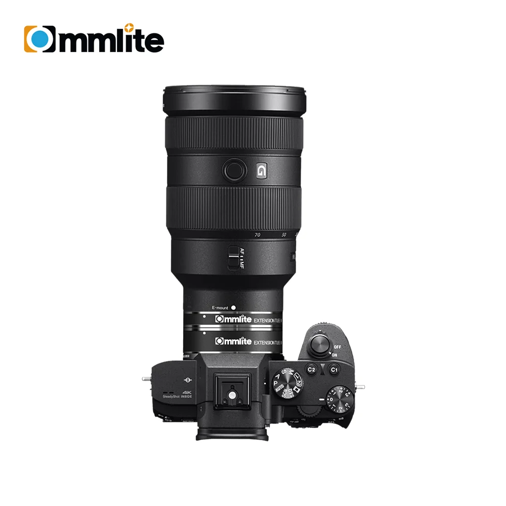 Commlite lens adapter ring Automatic Macro Extension Tube for E Mount Camera Focus on Exact Macro Shooting free shipping