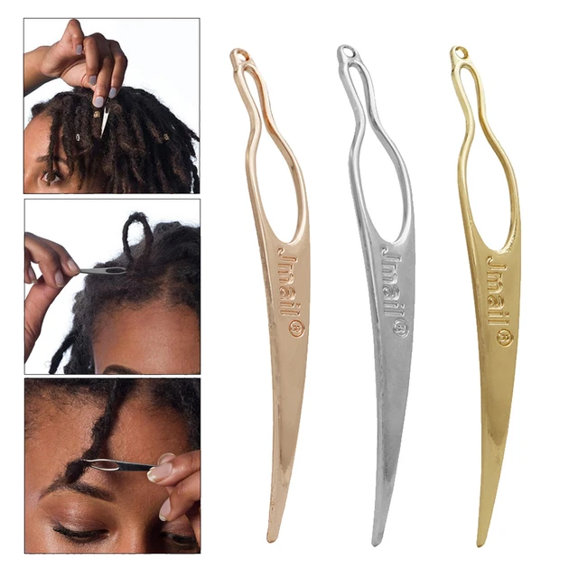  4 Pieces Sisterlock Retighten Tool, Dreadlock Tool for Hair,  Dreadlock Crochet Needle, Loc Needle for Dreads, Dread Crochet Needle for  Hair Extensions Styling Tools Loc Maintenance (Rose Gold, Gold) : Beauty