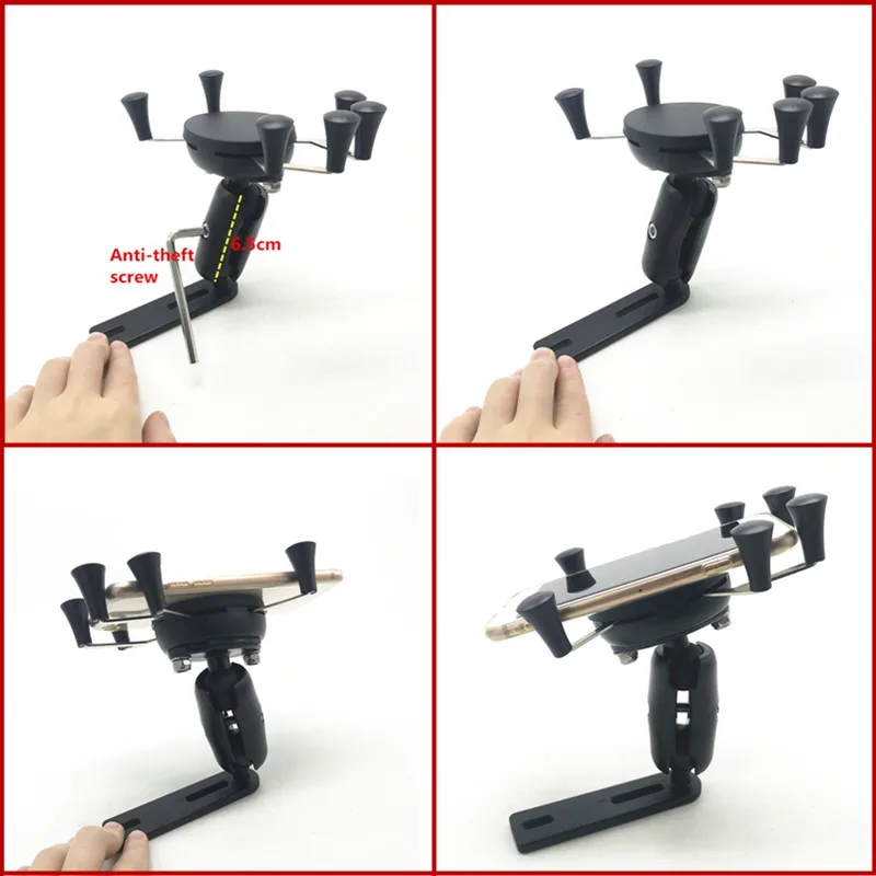Suporte de Celular para Suzuki Acessórios para Motocicleta Suporte de Montagem de Navegação Burgman Gps an 650 An650 2004-2012 - Image 4