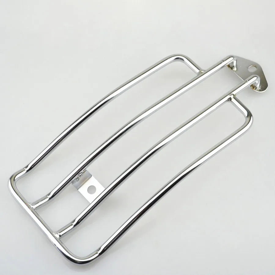 Motorcycle Rear Solo Seat Luggage Rack Support Shelf Chrome Steel Accessories For Harley Sportster XL 883 1200 1985-2003