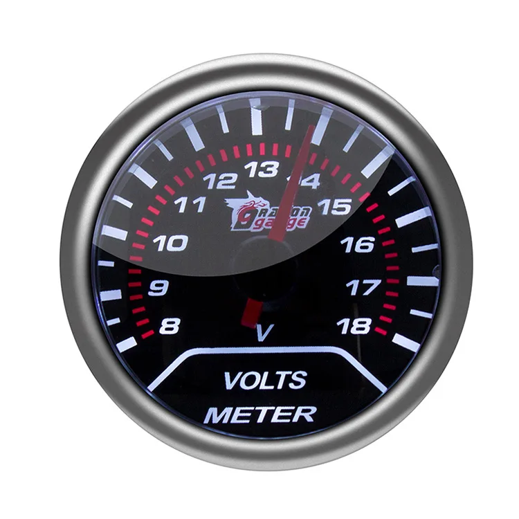 

12V2 "Inch 52 Mm Automobile Instrument Race Car Instrumentation LED Display Hands Volt Meter Voltmeter