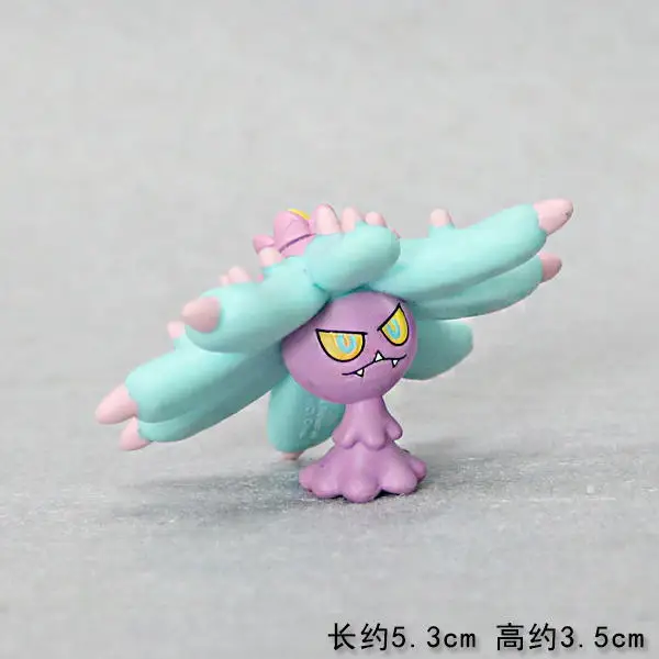 Tomy Pokemon 4-6cm Charmander Popplio Litten Pikachu Rowlet Treecko Eevee Fennekin Greninja Anime Action Figure Dolls Toy Mareanie