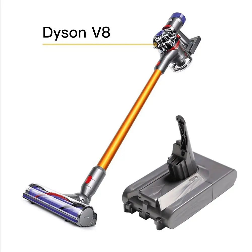4000 мА/ч, 21,6 V 4.0Ah Li-Ion Батарея для Dyson V8 DC59 DC61 DC62 DC74 SV09 SV07 SV03 965874-02 ручной пылесос Батарея