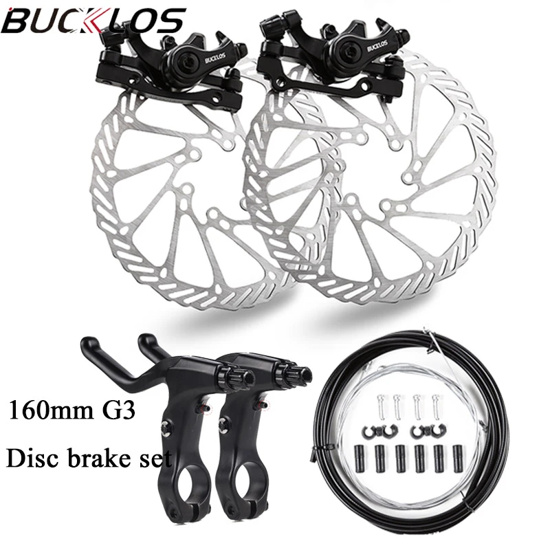 Hydraulic Bike Brakes BUCKLOS MTB Hydraulic Disc Brakes For