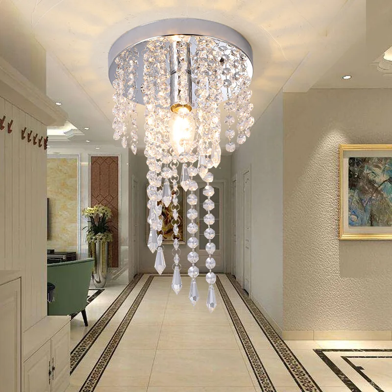 

Cross-border led crystal lamp light porch light circular corridors balcony porch corridor lamp, absorb dome light