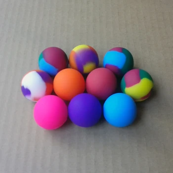 

2pcs Spherical Camouflage Silicone Container Round Silicone Jar For Oil Wax Dab Cigarette Cream Easy To Hold Carry