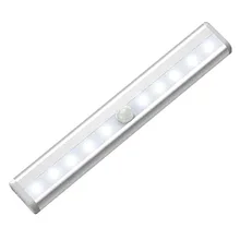 Новейший светодиодный движения Сенсор ночные светильники для под шкаф Кухня шкаф, полка освещение