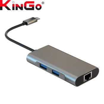 

Adaptador Hub Usb-c Usb 3.0 Hdmi 4k Ethernet Rj45 Macbook