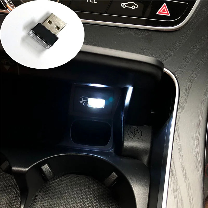 1 шт. Автомобильный USB светодиодный декоративный фонарь для DACIA SANDERO STEPWAY Dokker Logan