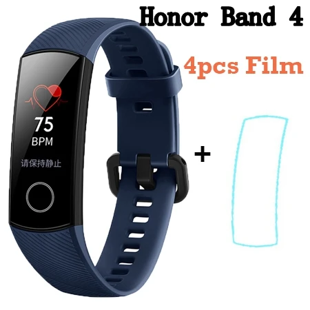 Умный Браслет Huawei Honor Band 5, Оксиметр кислорода в крови, Honor Band 4, сенсорный экран, пульсометр, Кнопка сна, глобальная версия - Цвет: Package 2