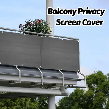 

Shelter Privacy Screen Breeze Sewing Buckle Outdoor Awning Balcony Garden Fence Cover With Ties Wind Sunshade Net Swimming Pool