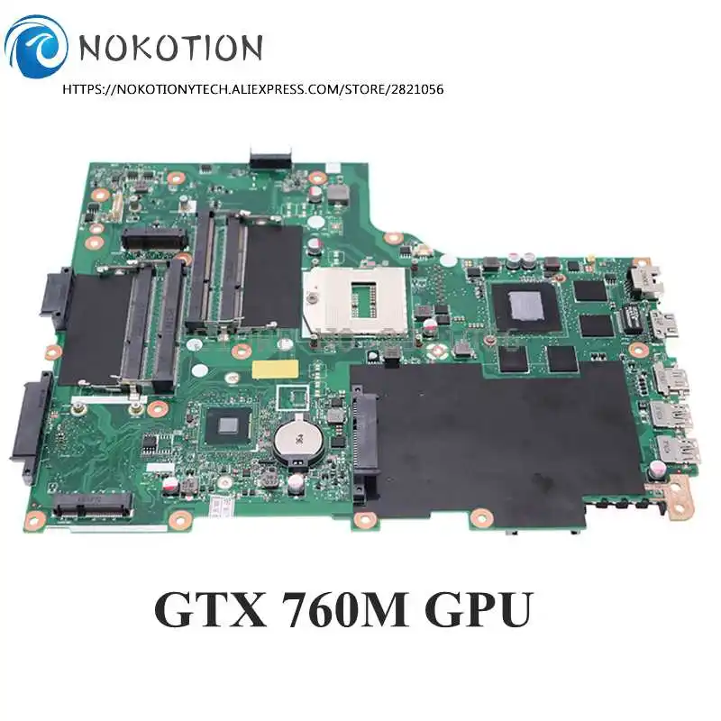 Материнская плата NOKOTION для ноутбука ACER Aspire V3-772G VA70HW MAIN_BD_GDDR5 NBM8S11001 NB.M8S11.001 GTX 760M GPU |