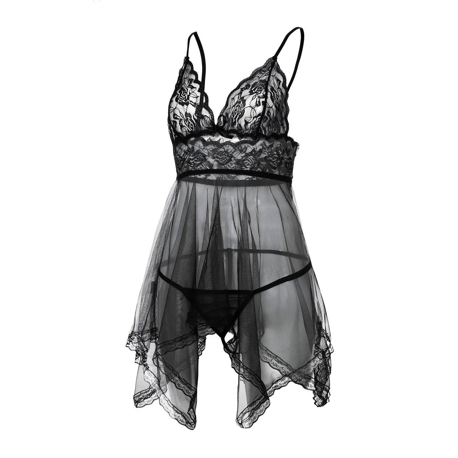 Women Sexy Sling Lingerie Nightwear Robe Babydoll Sleepwear Night Dress women lingerie women nightgowns women nightdresses sleeping dress