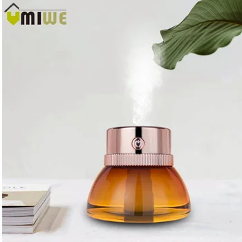 

LED Lamp Air Ultrasonic USB Mini Humidifier for Home Essential Oil Diffuser Atomizer Air Freshener Mist Maker with Night Light