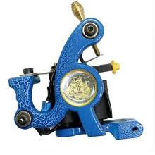 Синий моторно-вращательный для татуировок двигатель лайнер шейдер Для Начинающих Татуировки Ручка инструмент для ухода цвет железная для татуировок поставки