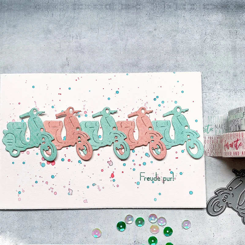 2019 новые штампы для мотоцикла металлические трафареты пресс формы DIY трафарет