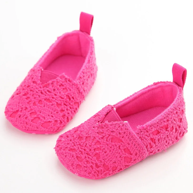 Infant Toddler Baby Girls Five Color Cotton Cloth Crib Shoes Soft Bottom Comfortable Breathable Baby Girls Shoes