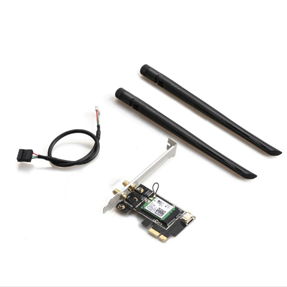 

Wi-Fi 6 NIC Antenna Bluetooth cable Intel AX200NGW Wireless BT-5.0 Dual band